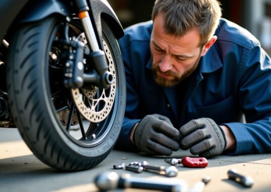 Signes essentiels pour détecter l'usure des plaquettes de frein de votre moto